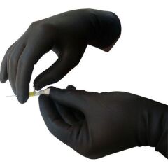 Beybi Njoy Pudrasız Siyah Nitril Eldiven