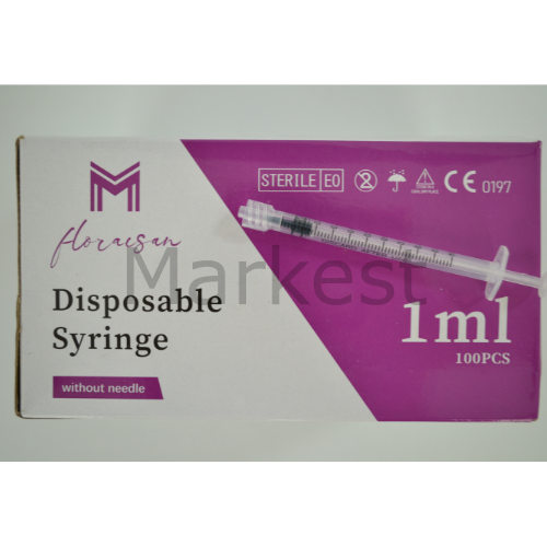 Floraison 1ml Luer Lock Enjektör 100'lü kutu