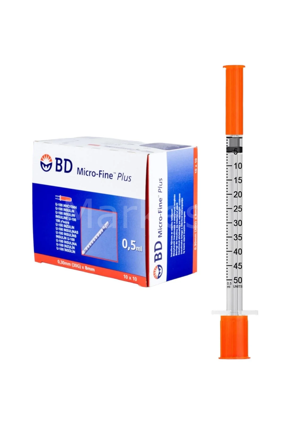 BD 0,5ml İnsülin (Botoks) Enjektörü 100'lü kutu