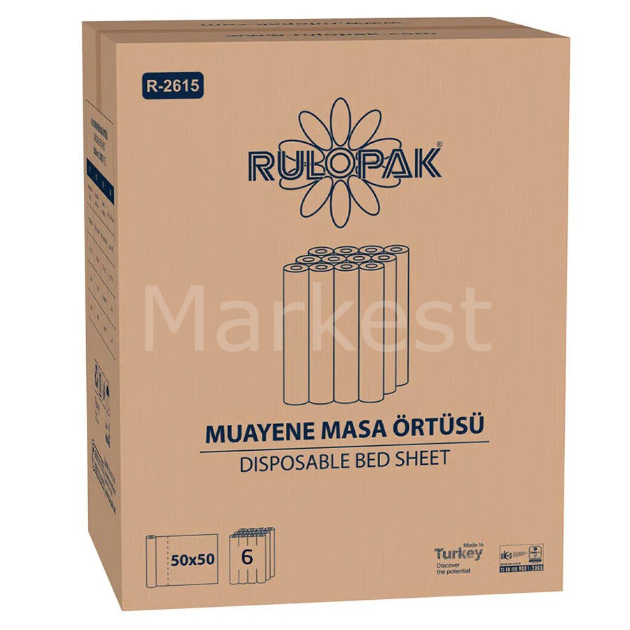 Rulopak Muayene Masa Örtüsü 6 Rulo