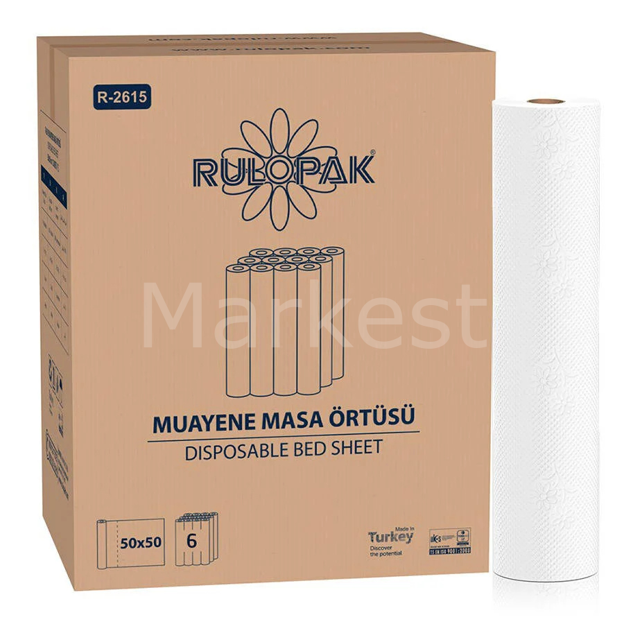 Rulopak Muayene Masa Örtüsü 6 Rulo