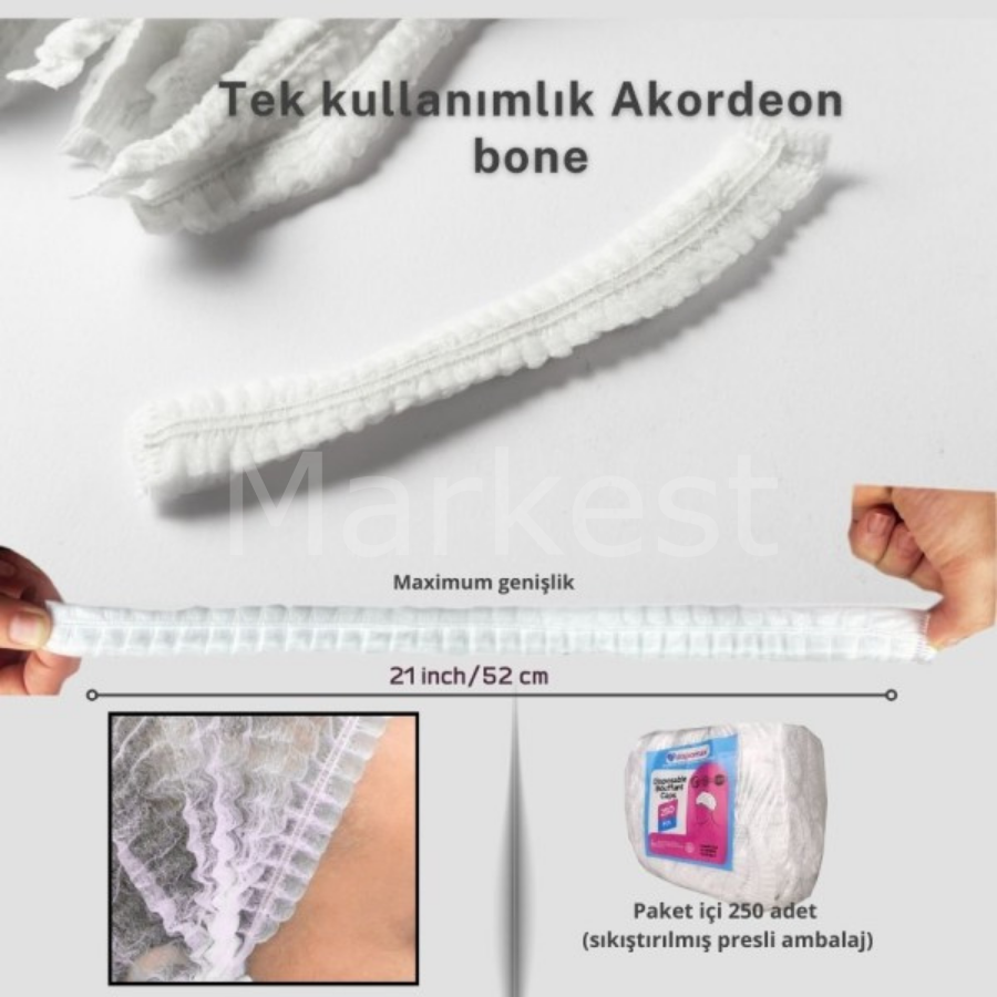 Tek Kullanımlık Tela Bone 45x52 cm 250 Adet