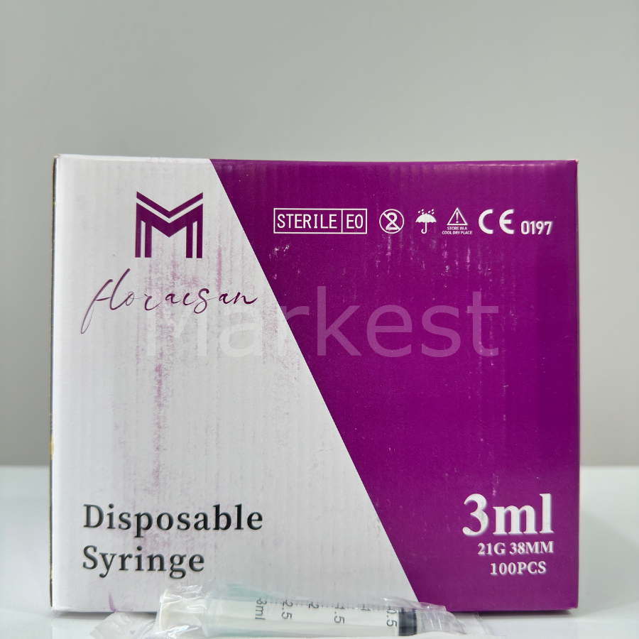 Floraison 3ml Luer Lock Enjektör 100'lü kutu