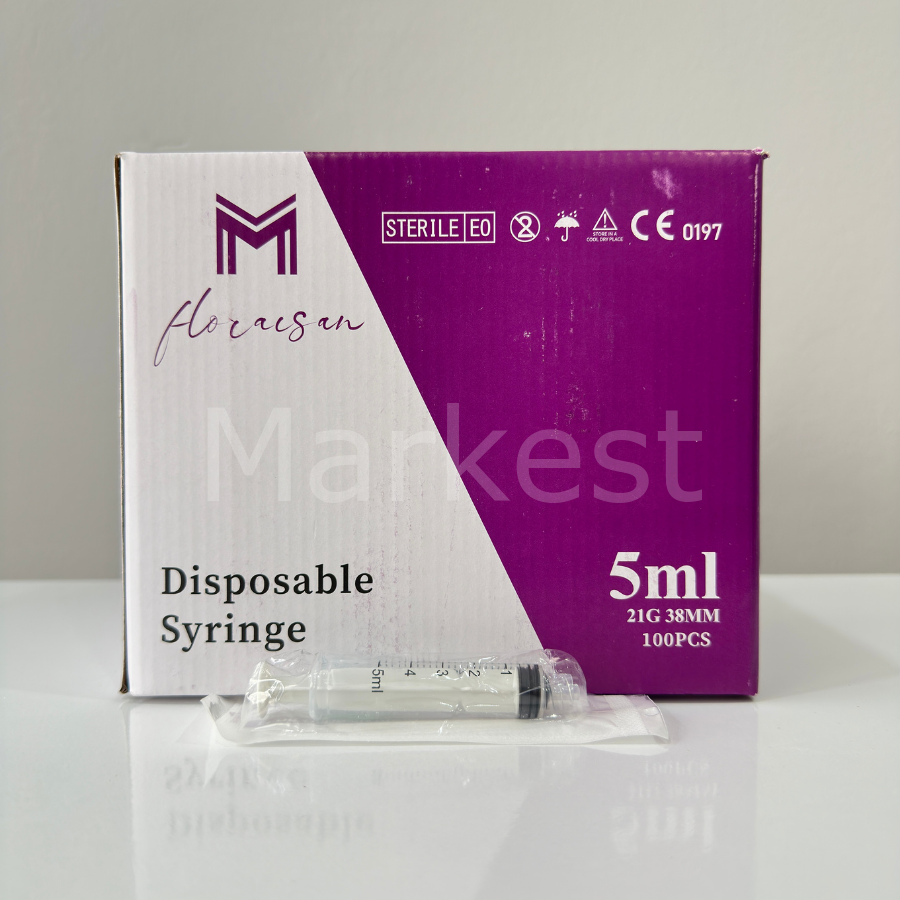 Floraison 5ml Luer Lock Enjektör 100'lü kutu