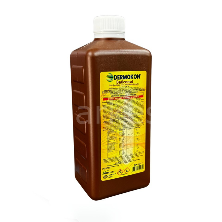 Dermokon Baticonol 500 ML Povidon Iyot %10 Antiseptik Çözelti